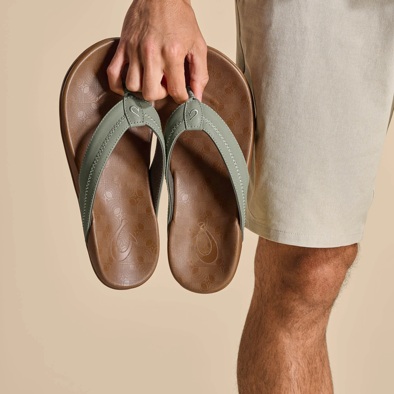 OluKai Hiapo – Odyssey Grey / Sahara - Image 6