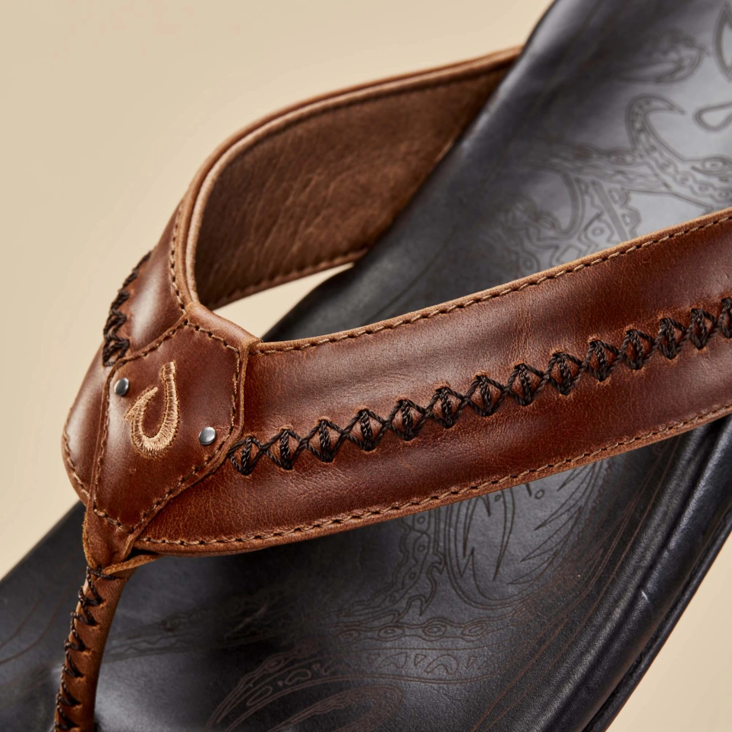 OluKai Mea Ola – Tan / Dark Java - Image 3