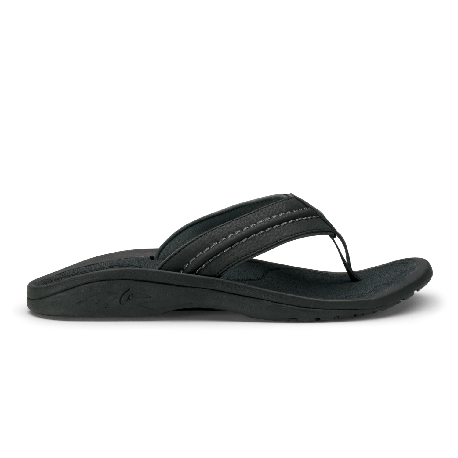 OluKai Hokua – Black / Dark Shadow