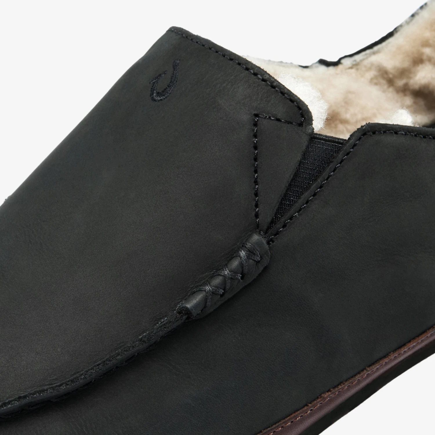OluKai Moloā Slipper-Black / Dk Java - Image 3