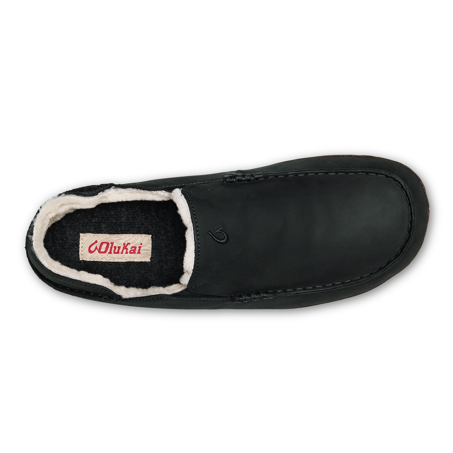 OluKai Moloā Slipper-Black / Dk Java - Image 5