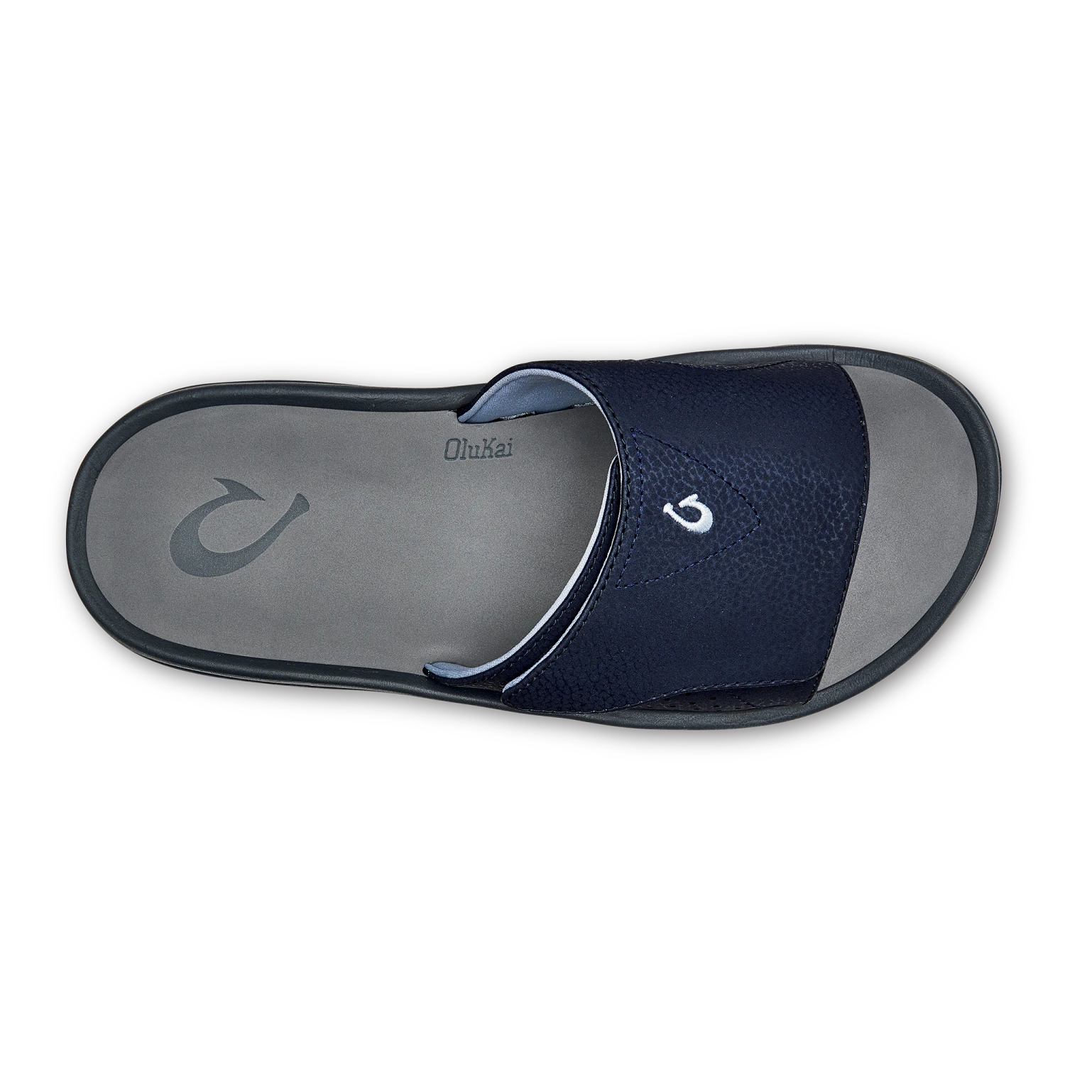 OluKai Nalu Slide – Trench Blue / Charcoal - Image 7