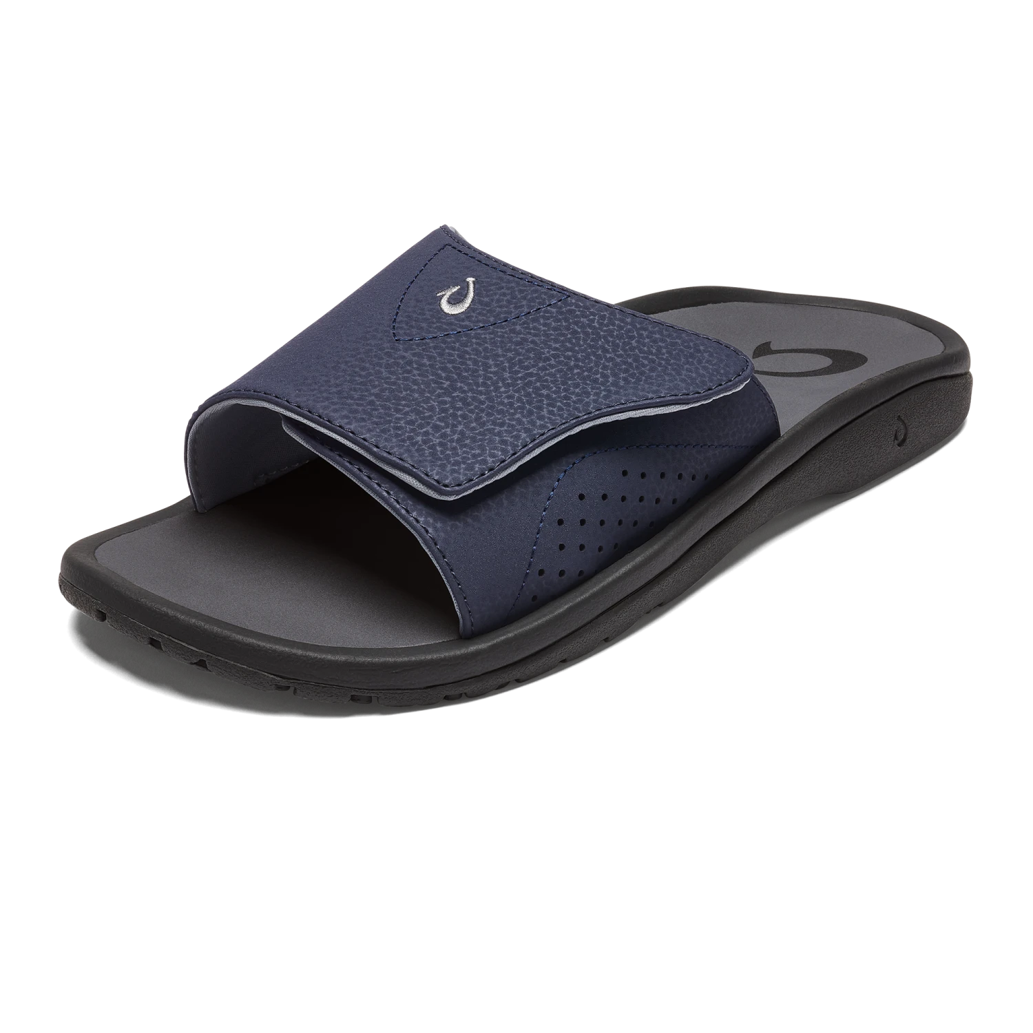 OluKai Nalu Slide – Trench Blue / Charcoal - Image 3