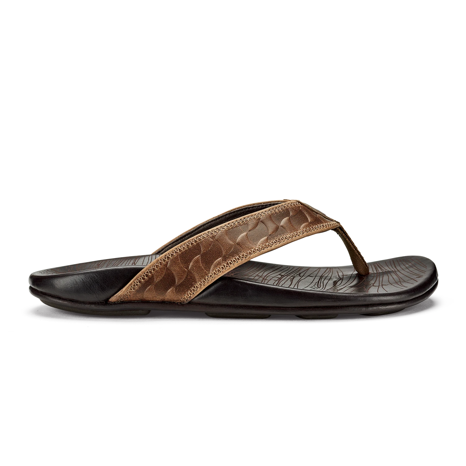OluKai Hikianalia – Tan / Dark Java
