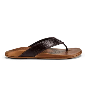 OluKai Hikianalia-Dark Java / Tan