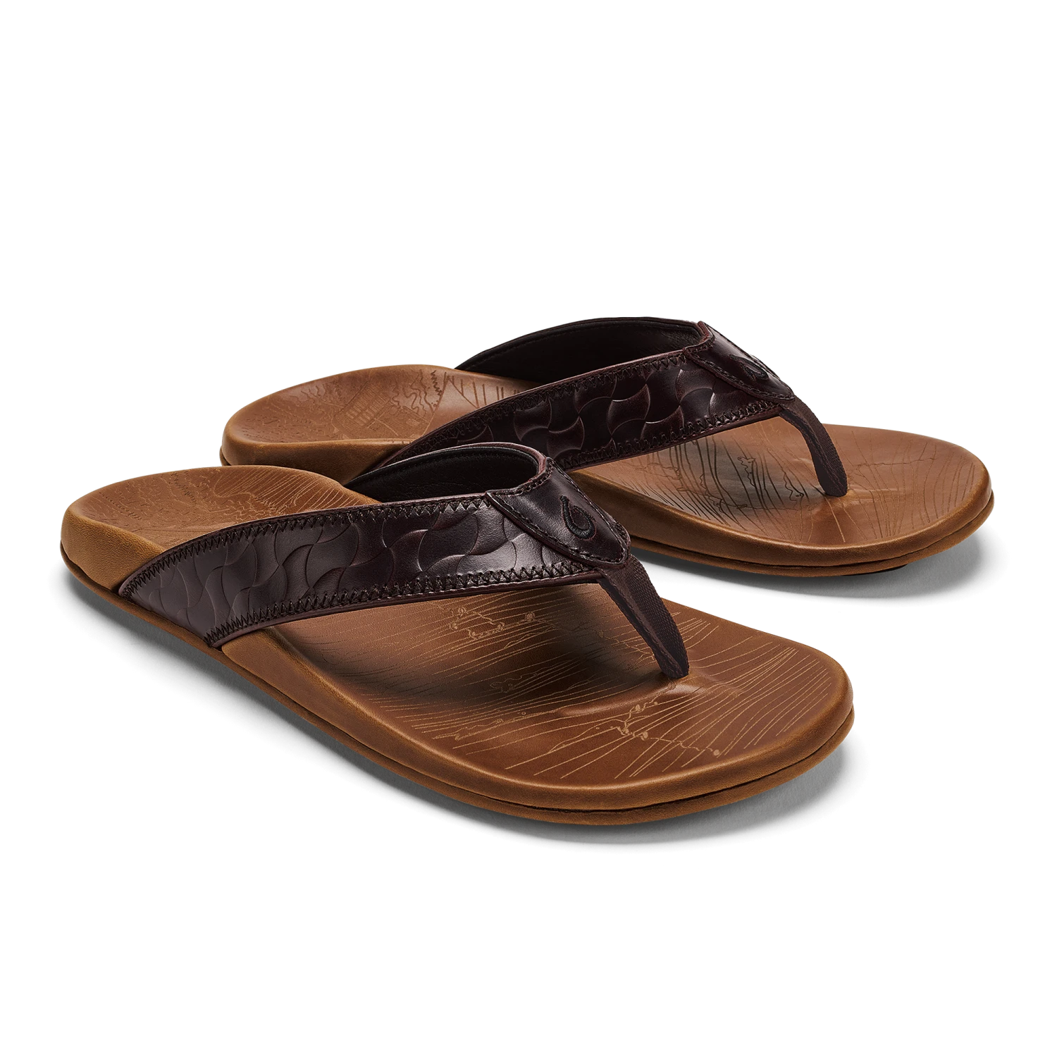 OluKai Hikianalia-Dark Java / Tan - Image 3