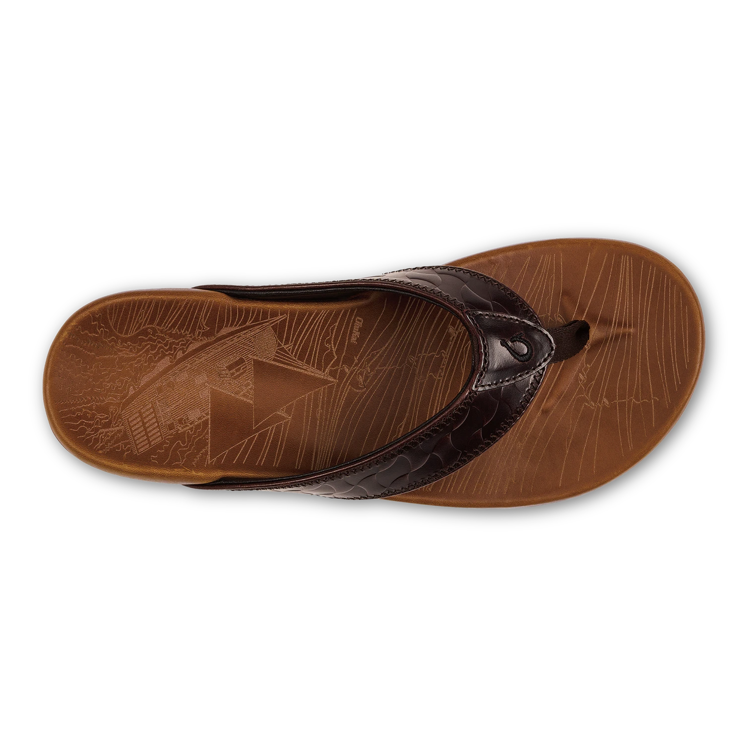 OluKai Hikianalia-Dark Java / Tan - Image 5