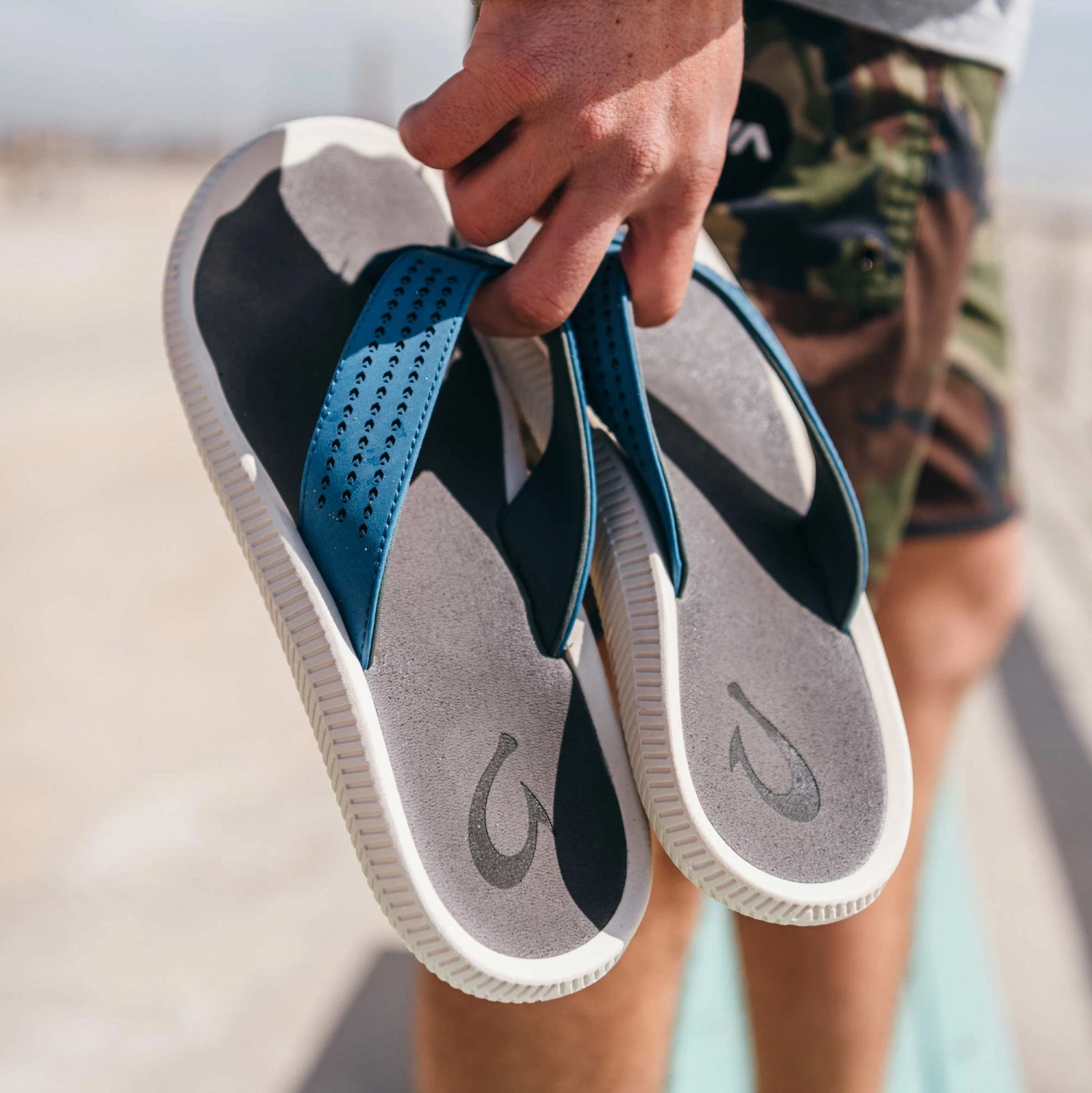 OluKai Ulele – Slate Blue / Charcoal - Image 5
