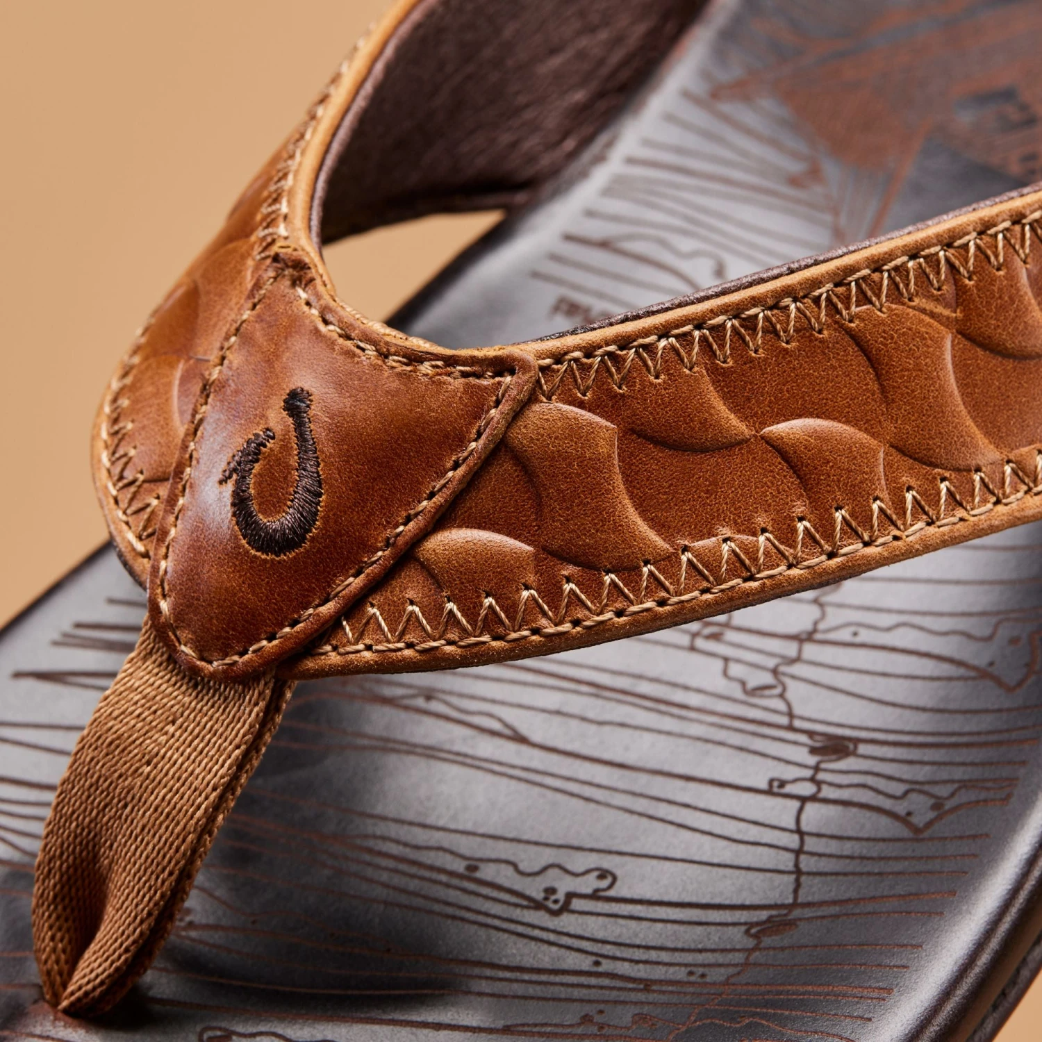 OluKai Hikianalia – Tan / Dark Java - Image 3