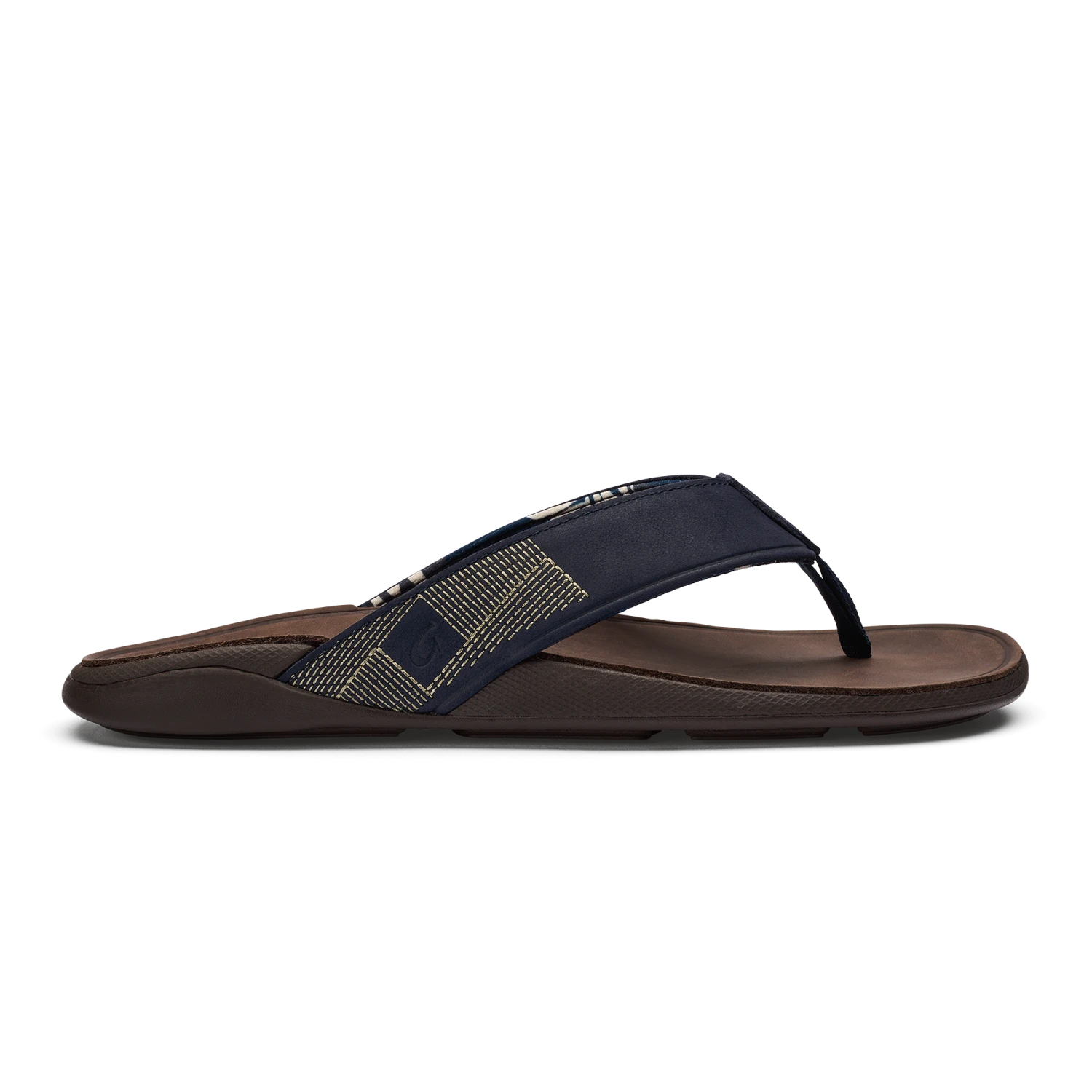 OluKai Tuahine – Trench Blue / Dark Wood