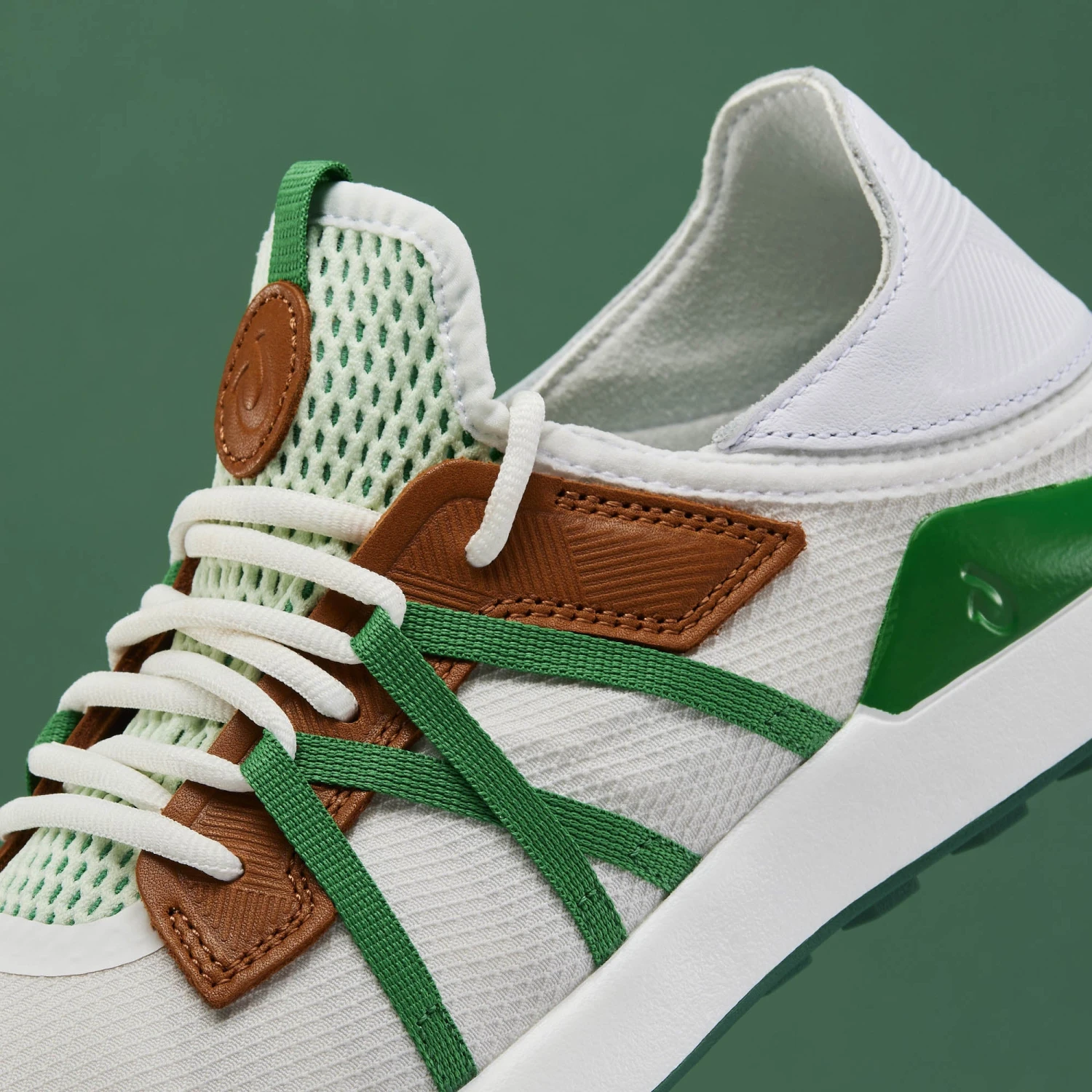 OluKai Manele – White / Bamboo - Image 3