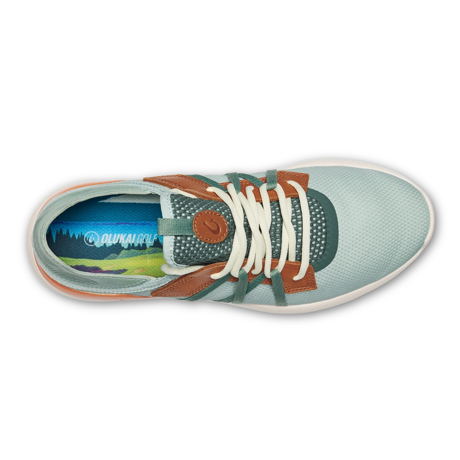 OluKai Manele – Pale Moss / Molten Orange - Image 7