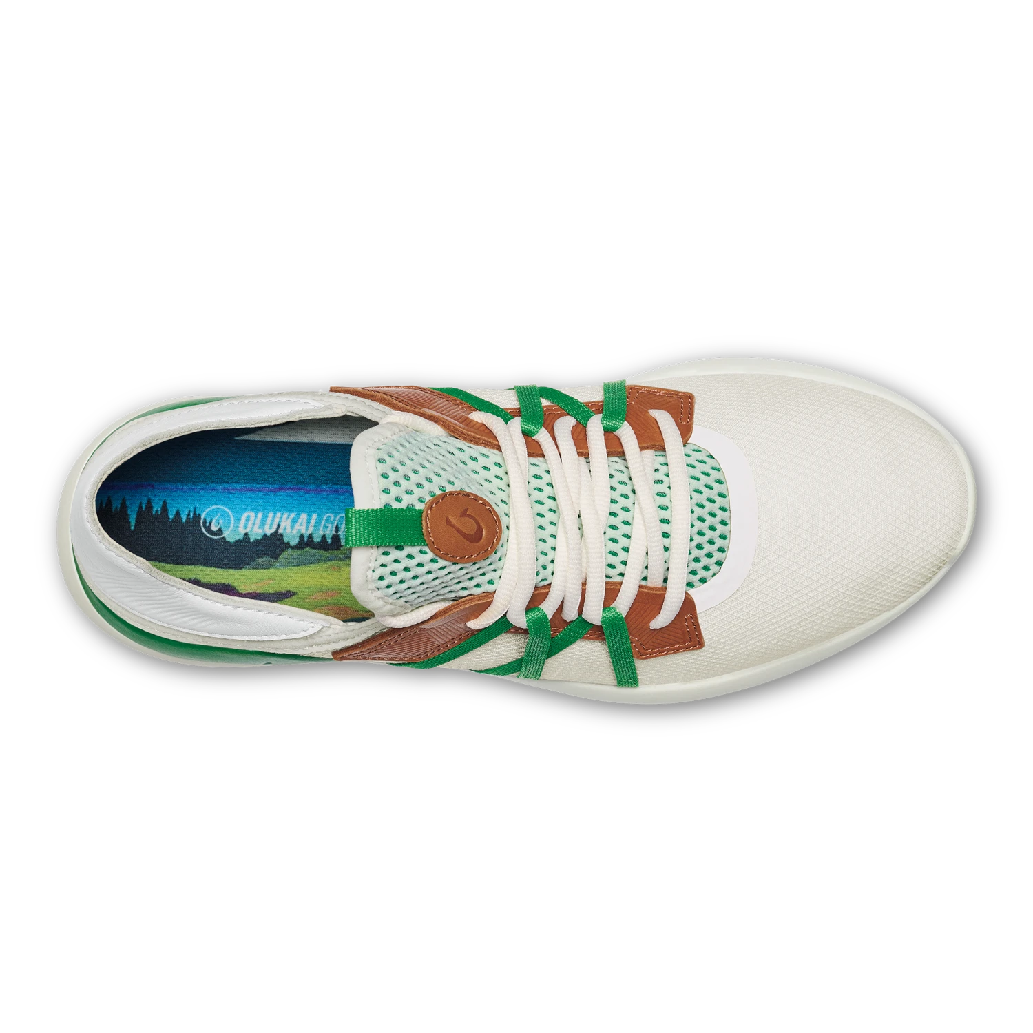 OluKai Manele – White / Bamboo - Image 8