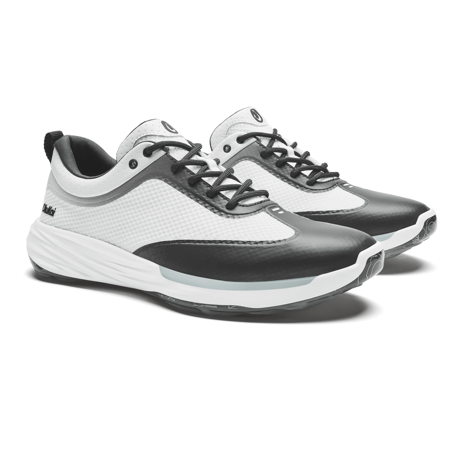 OluKai Mākena – Bright White / Lava Rock - Image 2