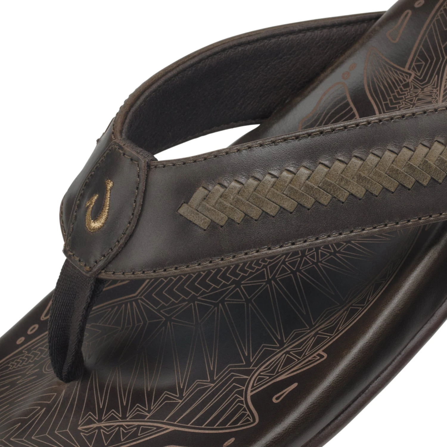 OluKai Mea Ola Mano-Dk Java / Mustang - Image 3