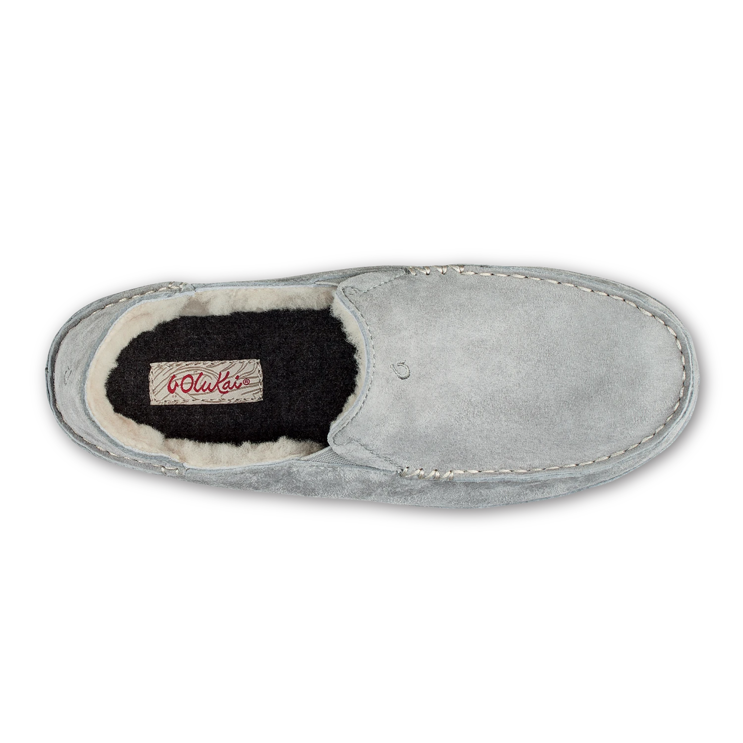 OluKai Nohea Slipper – Pale Grey - Image 6
