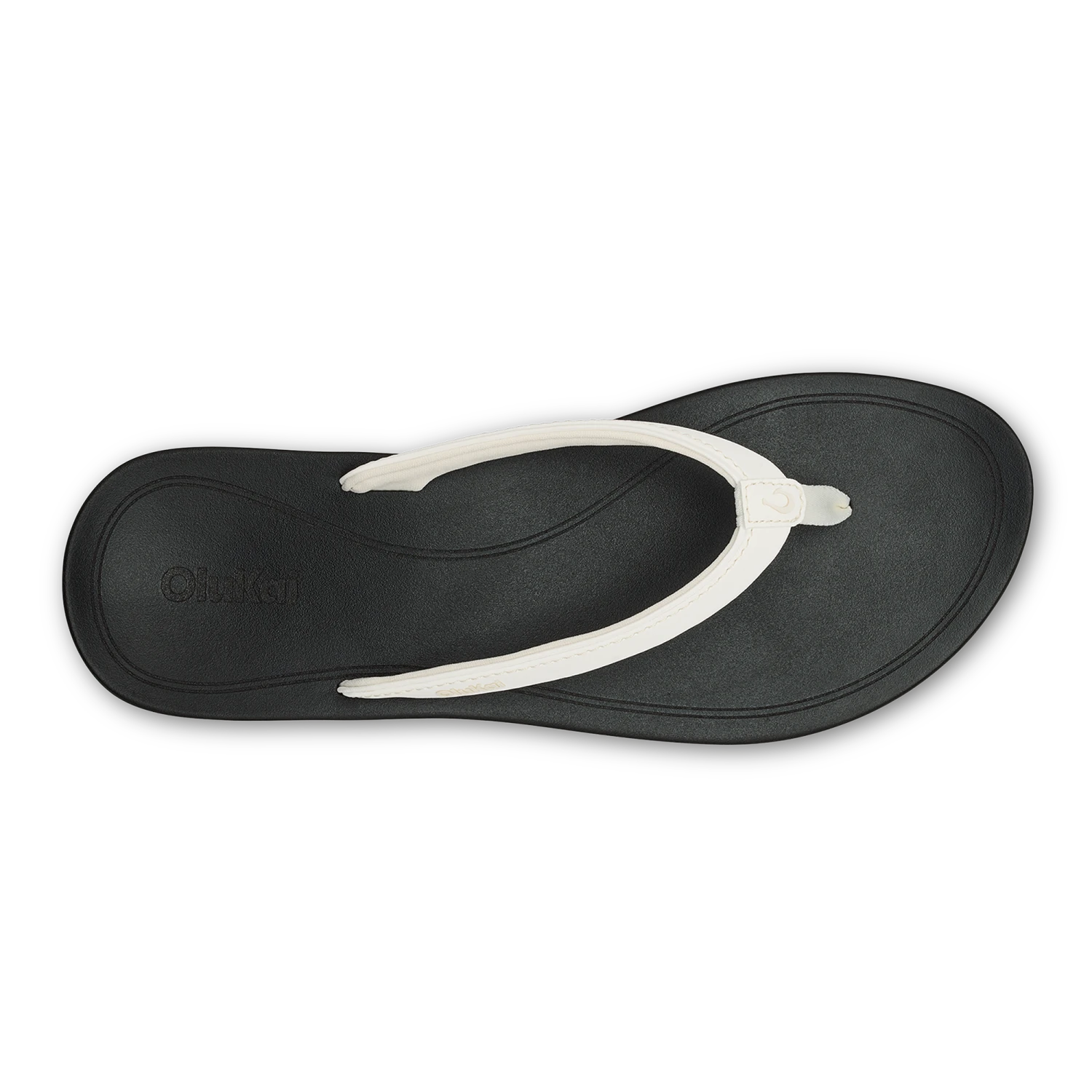 OluKai 'Uiki – Bright White / Lava Rock - Image 9