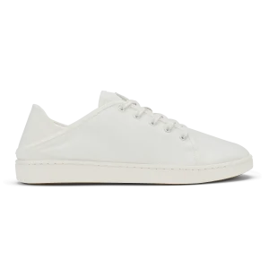 OluKai Pehuea Lī Canvas – Bright White / Canvas
